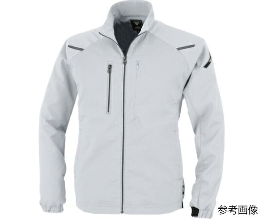 ジーベック 長袖ブルゾン シルバーグレー 4L 1着 1814-22-4L