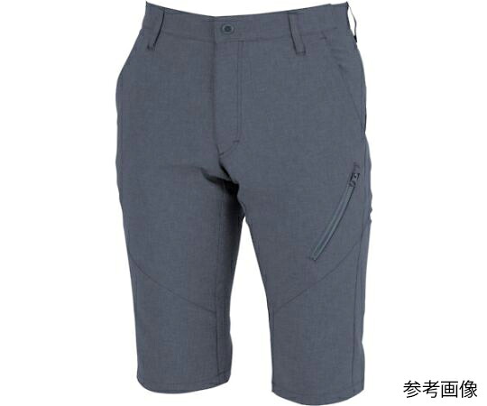 ジーベック メンズハーフパンツ 杢グレー ウエスト73cm 1本 1815-220-73