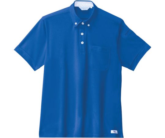 ジーベック 半袖ポロシャツ コバルトブルー SS 1着 6180-45-SS