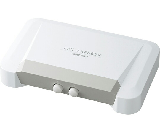 サンワサプライ LAN切替器　2回路 1個 SW-LAN21