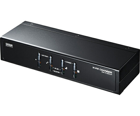 サンワサプライ PS/2　USB両対応　パソコン自動切替器　4：1 1個 SW-KVM4UP