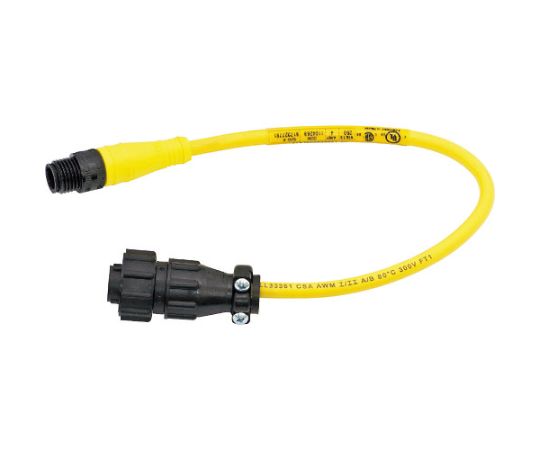 アサダ ケーブルアダプタ3P→4P 1個 TF022【大型商品の為代引不可】
