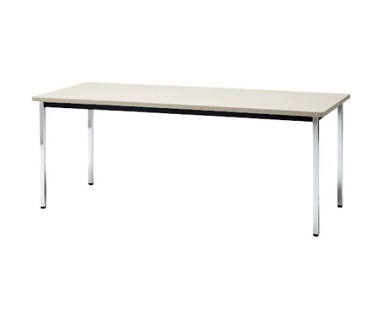 藤沢工業 ミーティングテーブル　角脚　1200×750mm　ネオグレー 1台 TDS-1275K NG【大型商品の為代引不可】