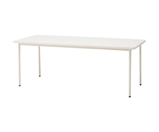 藤沢工業 ミーティングテーブル　1200X750mm　ホワイト 1台 TDS-T1275M WH【大型商品の為代引不可】