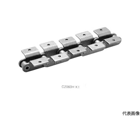 片山チエン 原材料 アタッチ付チェン3M（2 1個 402LK-1T