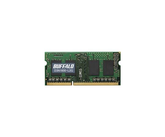 BUFFALO PC3L-12800（DDR3L-1600）対応　204PIN　DDR3　SDRAM　S.O.DIMM　2GB 1個 D3N1600-L2G