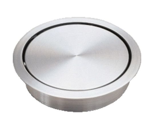 スガツネ工業 （210029219）ステンレス鋼製　ダンパー付屑入投入口 1個 AD-GD011-HL