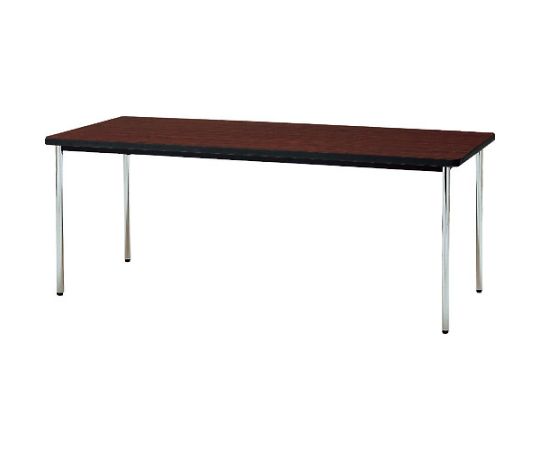 藤沢工業 ミーティングテーブル　丸脚　1200×750mm　ローズ 1台 TDS-1275M RO【大型商品の為代引不可】