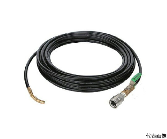 アサダ 1/4洗管ホース　エンジン式吐出量21L/分用　10m　1タッチC 1本 HD08007【大型商品の為代引不可】