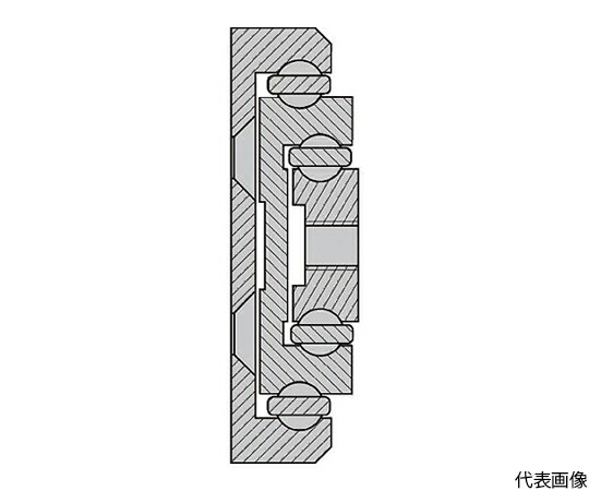 スガツネ工業 （190116673）アルミ合金製 スライドレール 1本 CBL-D500-350
