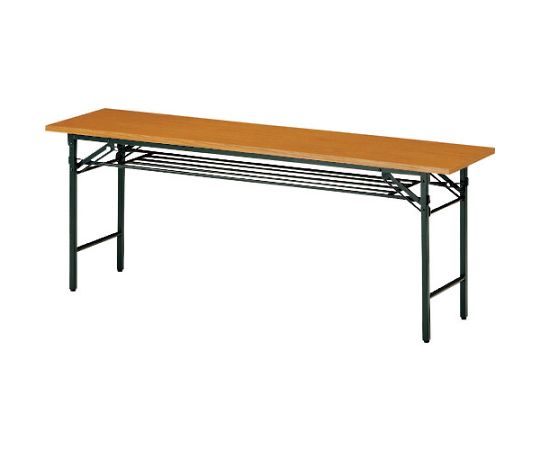 藤沢産業 折りたたみ一覧表 棚付 1500×600粍 チーク 1個 T-1560 T【大型商いものの為代引不可】