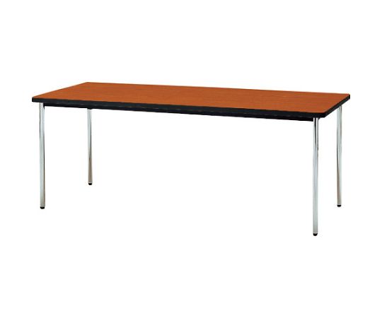 藤沢工業 ミーティングテーブル　丸脚　1200×750mm　チーク 1台 TDS-1275M T【大型商品の為代引不可】