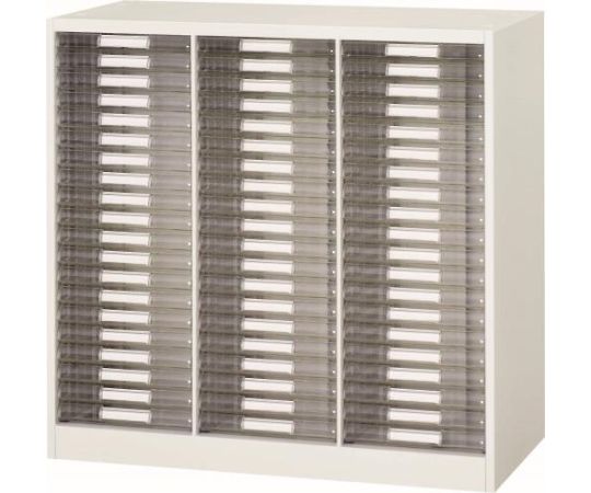 エスコ 900x400x 890mm/3列･20段 ｷｬﾋﾞﾈｯﾄ(ﾄﾚｰ型) 1台 EA954DH-106