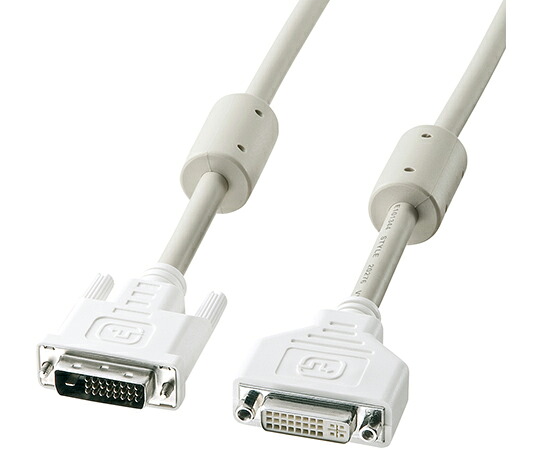 サンワサプライ DVI延長ケーブル　デュアルリンク　2m 1本 KC-DVI-DLEN2K
