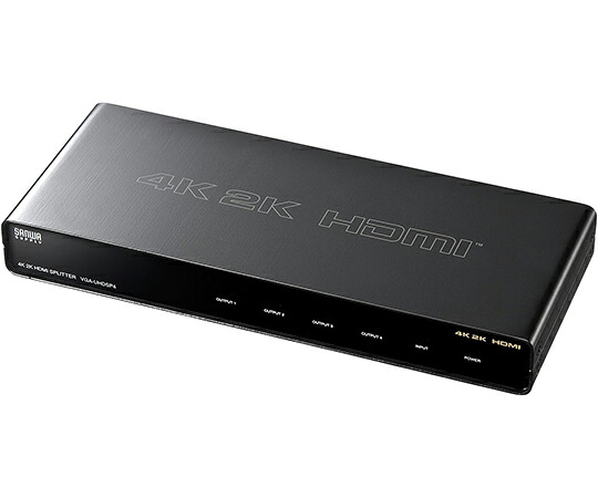 サンワサプライ 4K2K対応　HDMI分配器　4分配 1個 VGA-UHDSP4