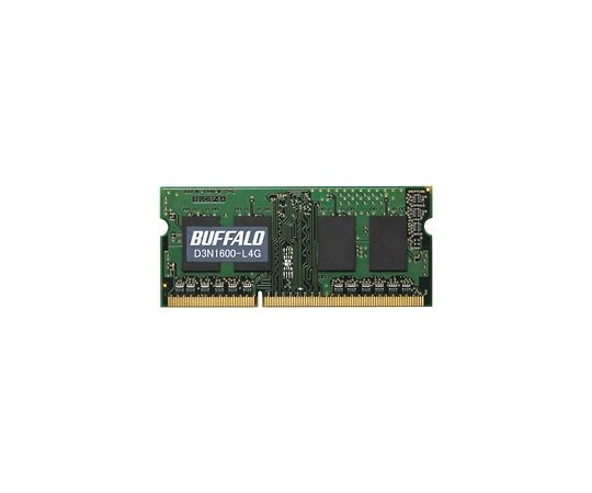 BUFFALO マイコン3L-12800（DDR3L-1600）相応う 204PIN DDR3 SDRAM S.O.DIMM 4GB 1個 D3N1600-L4G