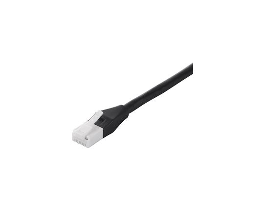 BUFFALO ツメの折れないLANケーブル　カテゴリー6　ストレート　スタンダード　50m　ブラック 1個 BSLS6NU500BK2