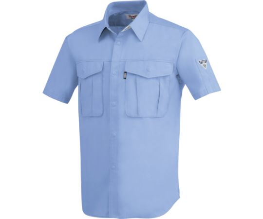 ジーベック 半袖シャツ ブルー L 1着 1292-40-L