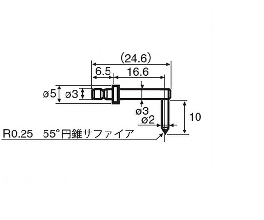 東京精密 RONDCOM用測定子（深溝）　24.6mm 1個 0194 004【大型商品の為代引不可】 38,000円