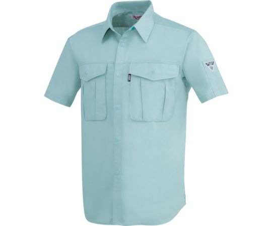 ジーベック 半袖シャツ グリーン L 1着 1292-60-L