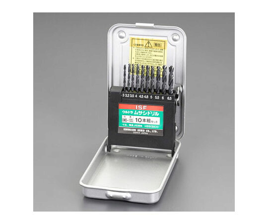 エスコ 3.0x6.5mmﾄﾞﾘﾙｾｯﾄ[真円･高耐久](10本組/HSS 1セット EA824BM-110 5,880円