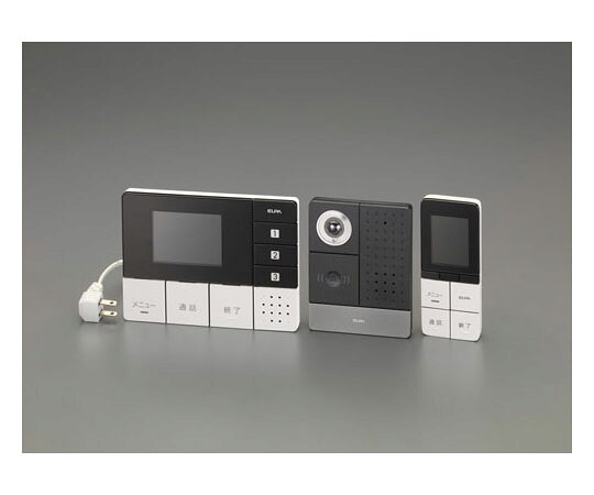 エスコ ワイヤレステレビドアホン 1仕かける EA864BB-50