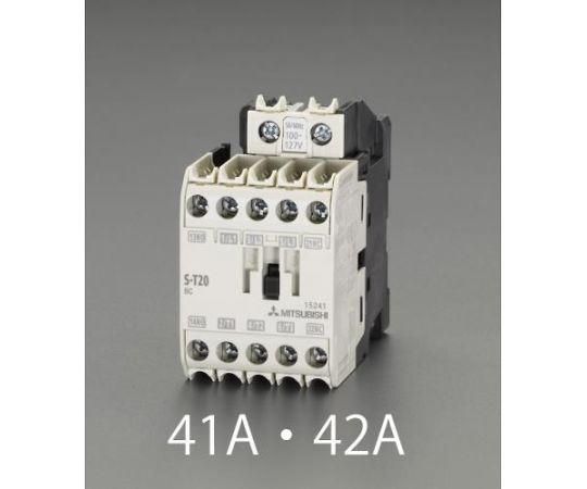 エスコ 100V/200V･5.5kW 電磁接触器(非可逆) 1個 EA940MW-51A
