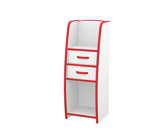 充英アート EVAキッズ ランドセルラック 約330×300×900mm レッド 1個 KRJ-33HR【大型商品の為代引不可】