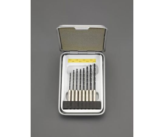 エスコ 2.5-4.2mm/８本組 六角軸ドリル(HSS) 1セット EA824BH-100