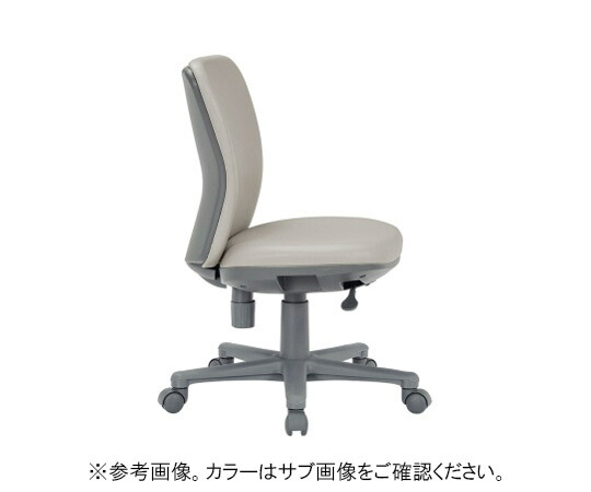アイコ チェア ローバック肘なしタイプ ライトグレー ビニールレザー 1個 OA-1105(VG1)LGR
