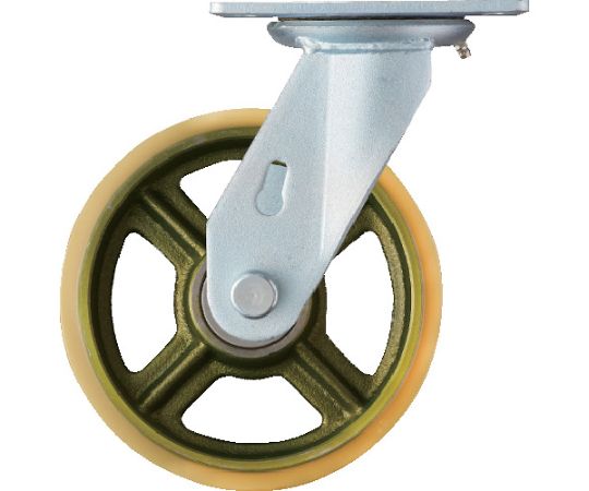鉄槌キャスター 厄介なもの重用自在ウレタンB車 1個 500BPS-CU200