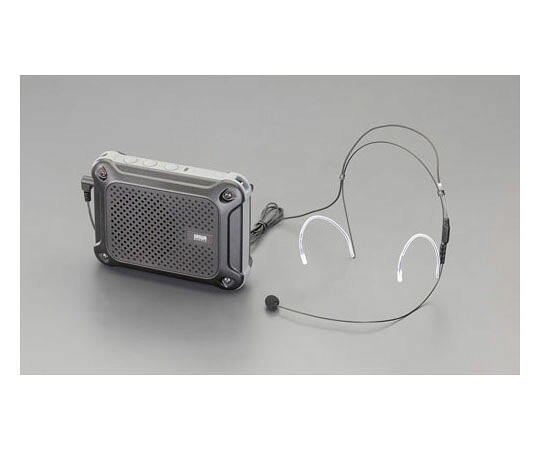 エスコ [防水型] ハンズフリー拡声器スピーカー 1個 EA763CJ-8