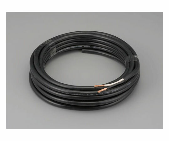 エスコ 3.5mm2x50m/2芯 [2種EPｺﾞﾑ]ｷｬﾌﾞﾀｲﾔｹｰﾌﾞﾙ 1巻 EA940AX-35
