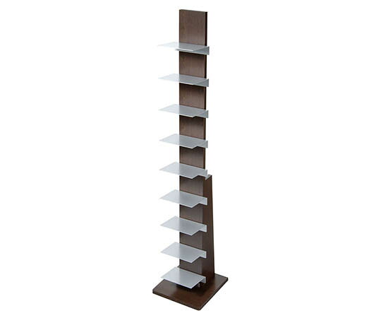 オークス ブックタワー　ハイタイプ　29.5×29.5×144cm　ダーク 1個 L51DA