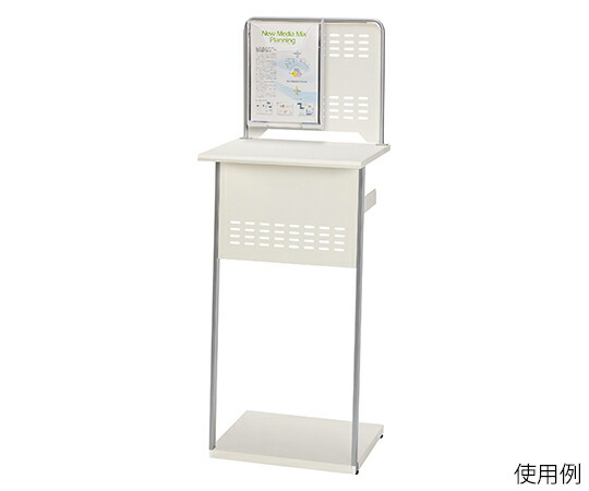 ナカキン 受付・記載台用パンフレットケース 1個 UKO-PCS1-W
