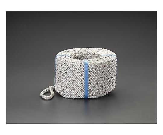 エスコ 14mmx 30m ナイロンロープ(両側ｱｲ加工) 1巻 EA628MC-141A