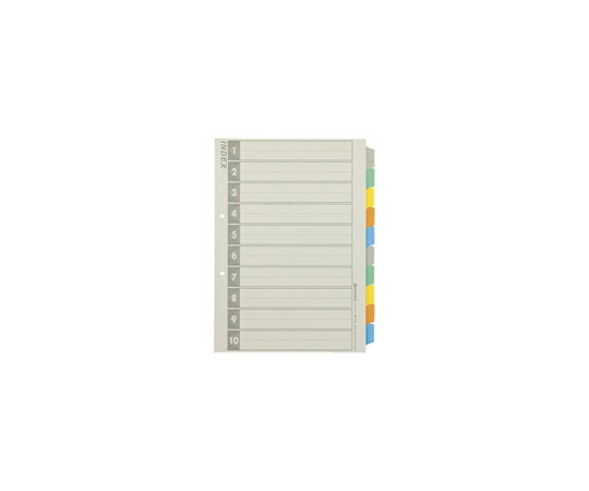 かっこ良いありがた味 生まれ変わり見出しA4S 5色 10山 50組 1箱(50組入) D137J-10Y10