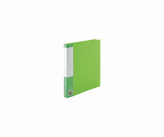 スマートバリュー リング式クリアーブック　グリーン　10冊 1箱(10冊入) D051J-10GR