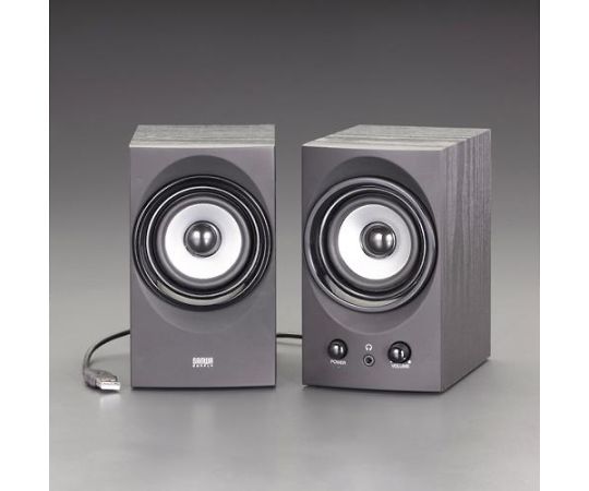サンワサプライ 90x118x150粍 ハイパワーｽﾋﾟｰｶｰ(USBワット数) 1個 EA764AS-60A