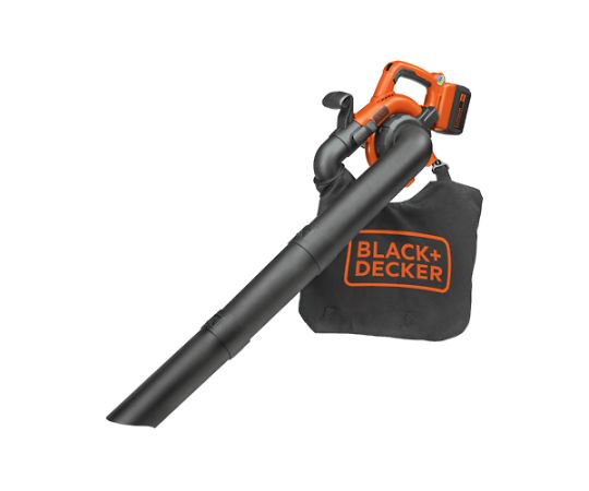 ブラックアンドデッカー DC36.0V 電動ブロワ(充電式/集じん機能付) 1台 EA897BH-1