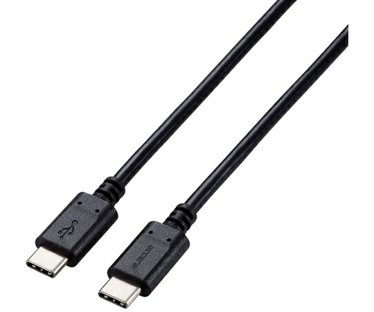 エレコム USB2.0ケーブル C-Cタイプ 認証品 USB Power Delivery対応 5A出力 100W コンパクトコネクタ 1.0m ブラック 1本 U2C-CC5PC10NBK 4,966円