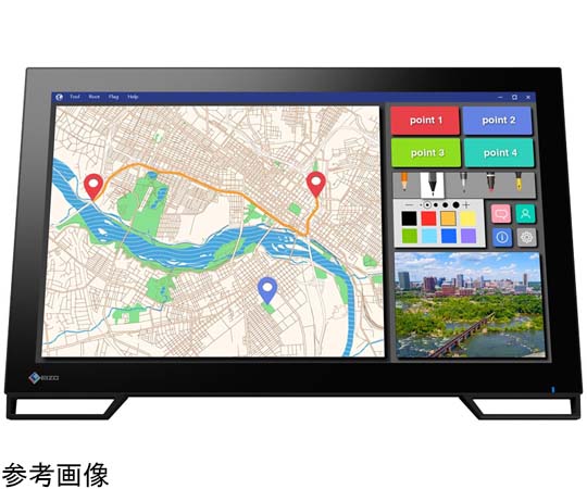 EIZO 54.7cm（21.5）型タッチパネル装着カラー液晶モニター DuraVision FDF2182WT-L ブラック 1台 FDF2182WT-LBK