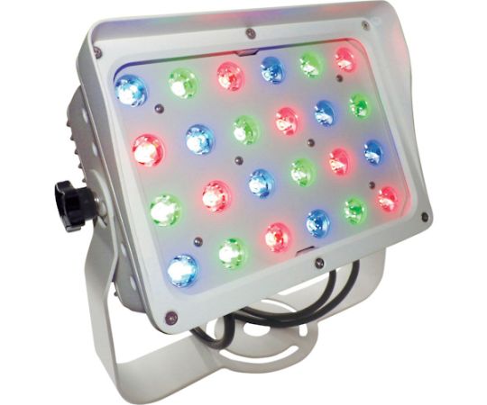 トライト LED投光照明器 RGB色つや 飾り気の無い制御装置付 照らしだす角30°白上半身 1仕掛ける FLOOD24ZF30W-C