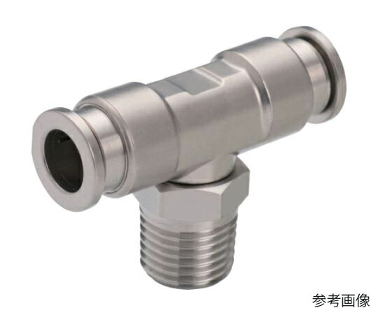 ピスコ 耐腐蝕用SUS316ワンタッチあと継ぎ チューブフィッティングSUS316 紅茶 1個 SSPB16-04