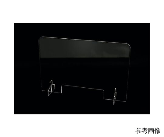 アイグッズ 開口部ありアクリルパーテーション（H80×W120糎） 1台 IGC00112