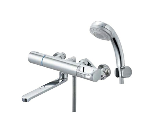 LIXIL（INAX） 壁付サーモシャワーバス水栓 メッキ遣りくち 多役立つことシャワー付 1個 RBF-916