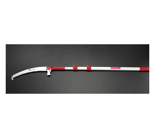 エスコ 2.3-5.1m  高枝鋸(伸縮柄･370mm鋸刃) 1個 EA650AX-120