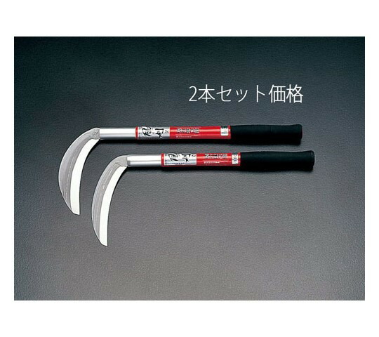 エスコ 180粍/ 430粍 薄鎌/中厚鎌(2本組) 1仕掛ける EA650BB