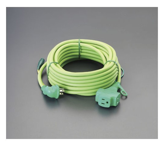 エスコ AC125V/15A/ 10 m 取りひろげる吊りひも 1本 EA815G-9 医薬品・コンタクト・介護-その他