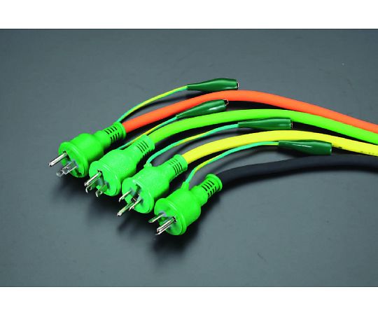 エスコ AC125V/15A/ 10 m 押しひろげる吊りひも(ｱｰｽ付/橙) 1本 EA815GA-13